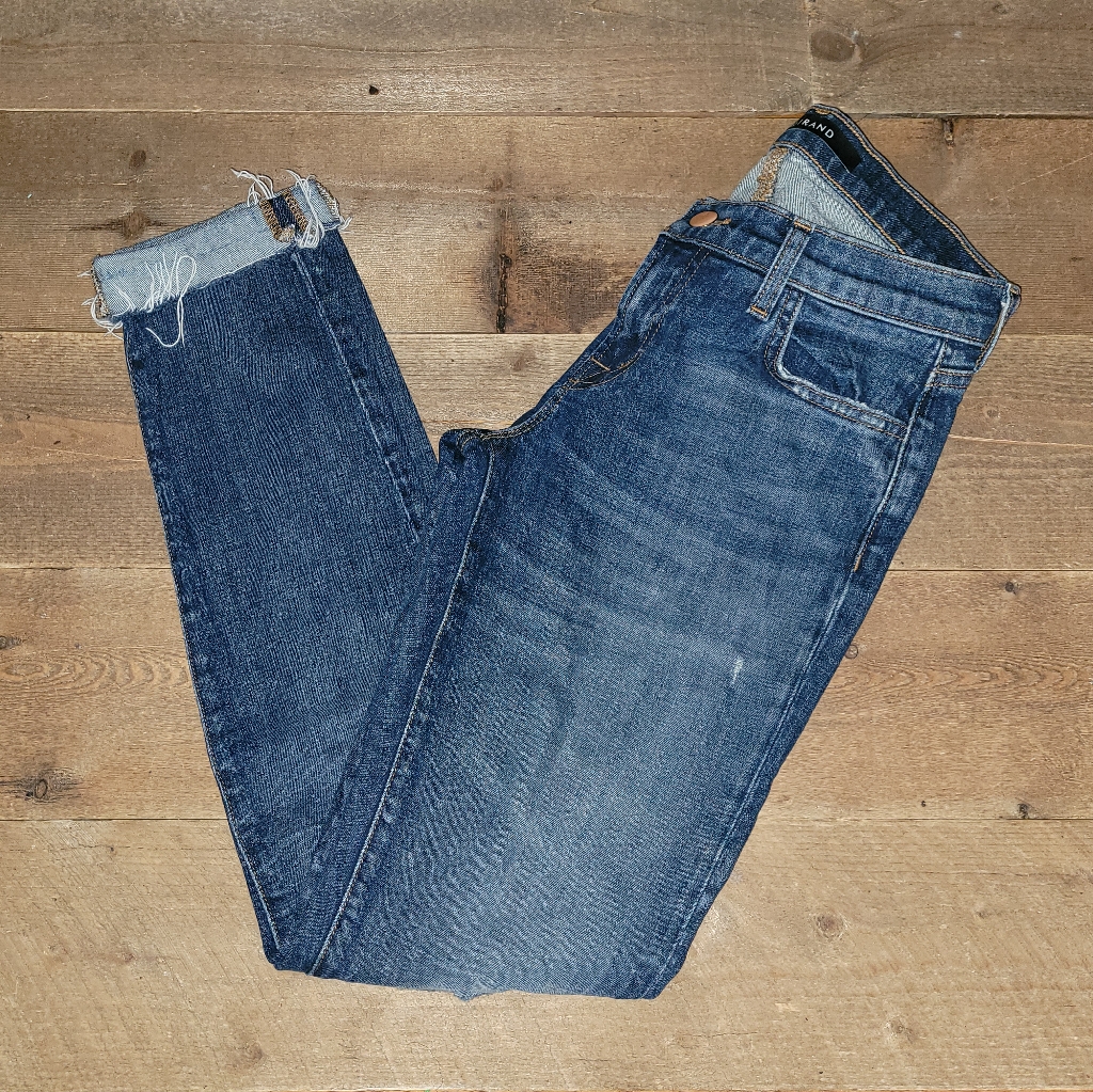 J Brand Ellis In Villain Denim Distressed Jeans J Brand Ellis In Villain Denim Distressed Jeans